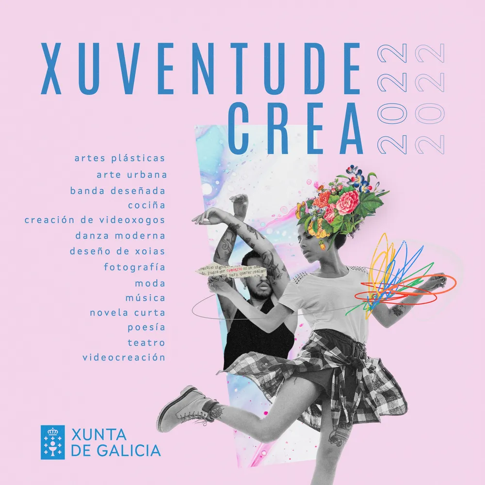 Cartel de Xuventude Crea 2022